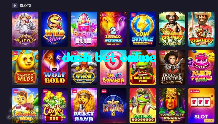 dash bet online casino presented on mobile device in Pakistan with slots and live games